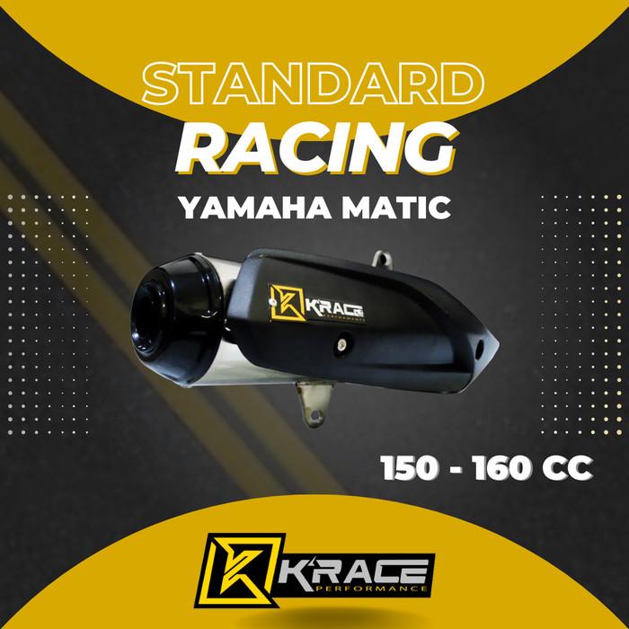 Gambar Knalpot Yamaha Krace Standar Racing New Nmax,Aerox,Nmax,Lexi,nmax old - AEROX OLD/LEXI, BLUE CARBON dari hunsim.motoshop undefined Tokopedia
