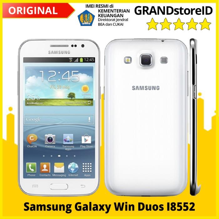 Gambar Samsung Galaxy Win Duos I8552 Layar Sentuh 4GB ROM Wifi GPS Quad Core - Simple set, WHITE dari Grandstoreid1 undefined Tokopedia