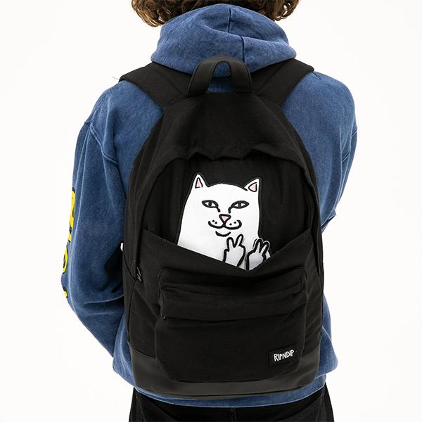 Gambar Rip n Dip Lord Nermal Velcro Hands Backpack - Black dari Etaks.Skate.Store undefined Tokopedia
