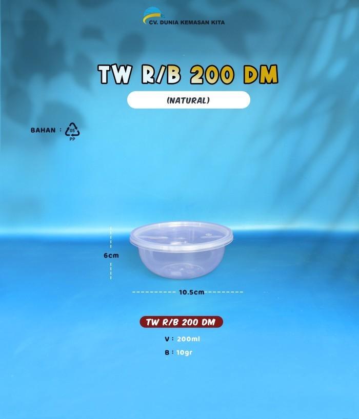 Gambar Thinwall RB 200 - 300 - 400- 450 - 500- 1000 ml - Tempat Salad Plastik - 200 ml dari Dunia Kemasan Kita undefined Tokopedia