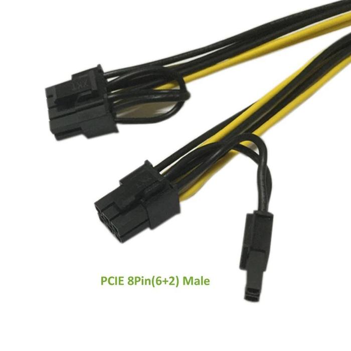 Gambar Wmes1 GPU Splitter Kabel Konektor Aksesoris Kabel Ekstensi Komputer dari danikstory undefined Tokopedia
