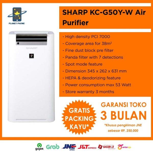 Gambar SHARP HUMIDIFY AIR PURIFIER PLASMACLUSTER KC-G50Y-W dari lusianana5 undefined Tokopedia