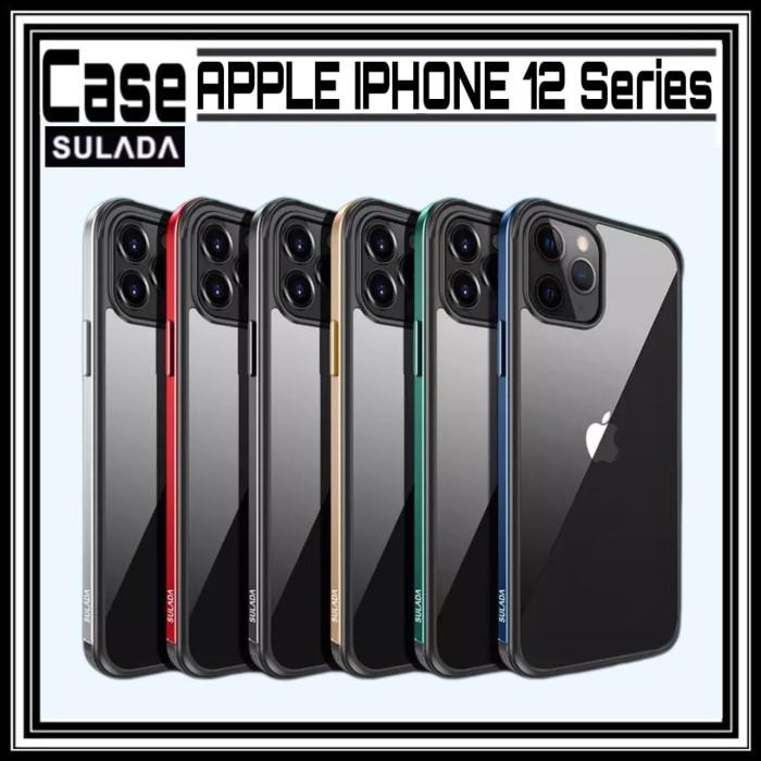 Jual IPHONE 12 12 PRO SULADA METAL FRAME TPU ORIGINAL GLASS