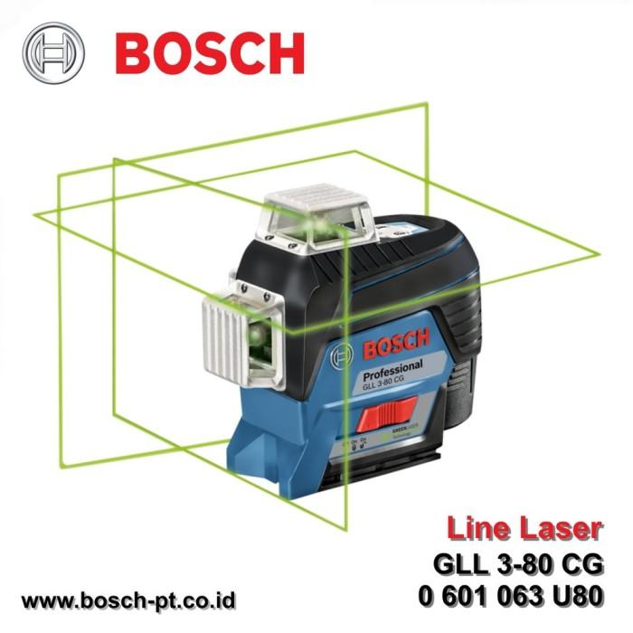 Gambar TERLAKU Bosch GLL 3-80 CG Laser Garis GLL 3-80CG Green Line Laser Blue dari Pusat Perlengkapan Alat Ukur Industial undefined Tokopedia
