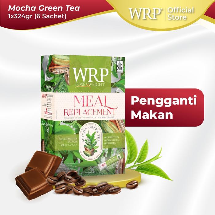 Gambar Promo WRP Meal Replacement Mocha Green Tea 324 G 6 Sachet Murah dari kiranaerika undefined Tokopedia