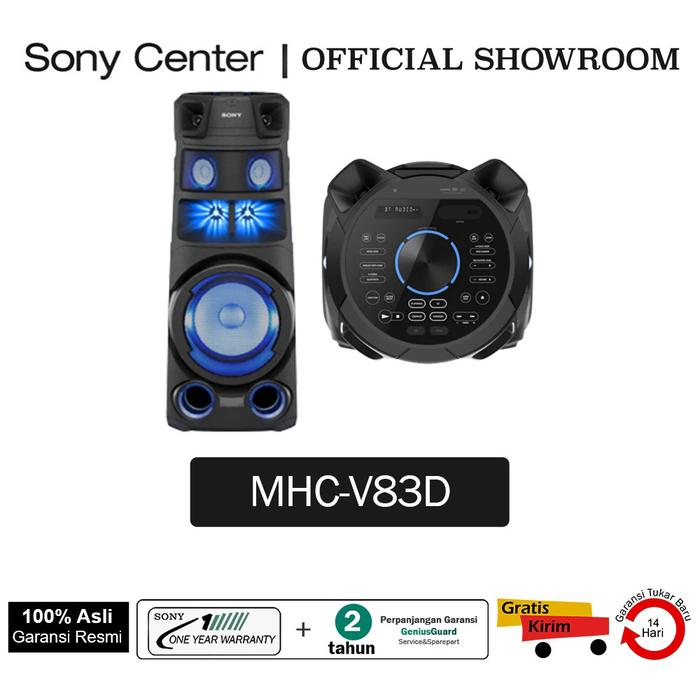 Sony Mhc-v83d Sistem Audio Berdaya Tinggi V83d Dengan Teknologi