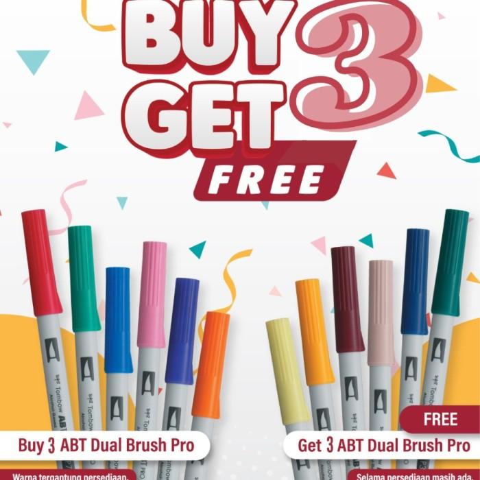 Tombow Abt Pro Permanent Brush Pen Spidol Warna Lukis Kaligrafi