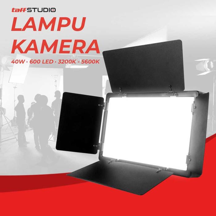 Gambar TaffSTUDIO Lampu Kamera Foto Video Fill Light 40W 600 LED - Hitam dari premiumlaris undefined Tokopedia