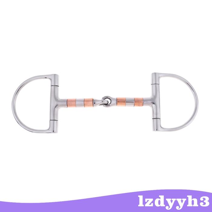 Gambar [In stock] Draft Horse 5\" Stainless Steel D-ring Snaffle Equestrian dari insaf storedu undefined Tokopedia