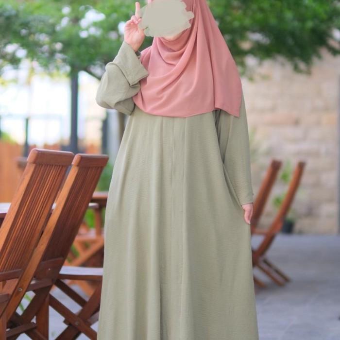 Gambar ABAYA LUXURY ARABIC BASIC HITAM ARAB SAUDI BAJU UMROH WANITA TERBARU - Sage, XXXXL dari Humasyari Fashion Boutique undefined Tokopedia