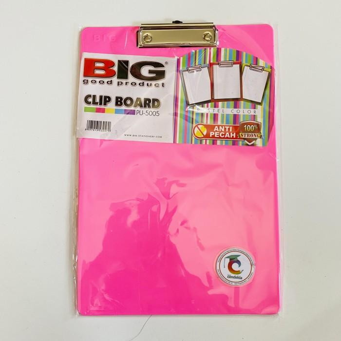 Gambar Papan Scanner Jalan Clip Board BIG PU- 5005 Warna Pastel - Merah Muda dari Cendekia ATK undefined Tokopedia