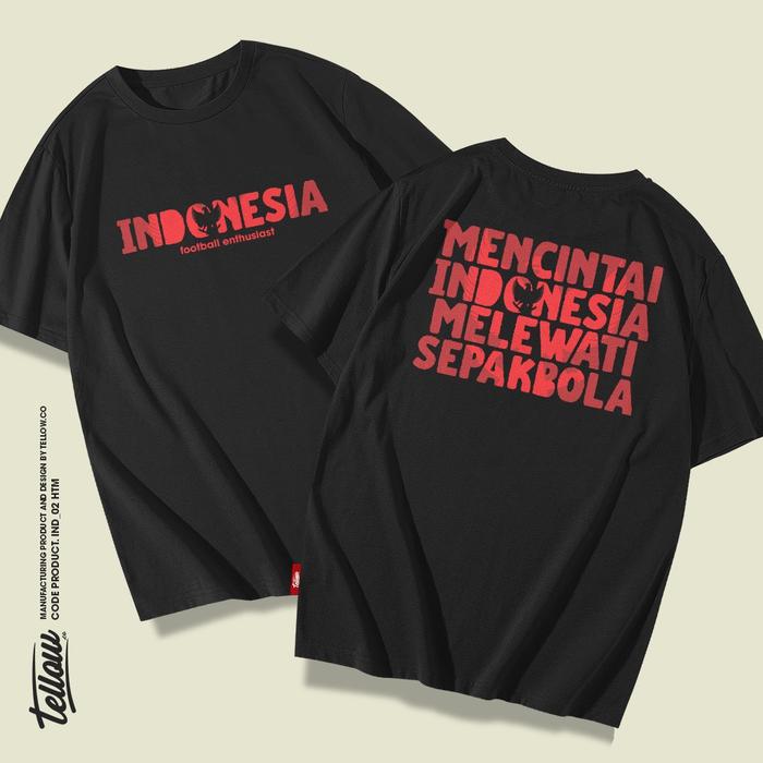 Gambar Tshirt Kaos Suporter Sepak Bola Timnas Indonesia Ultras Garuda 1945 - IND. 02, XXL dari Diwansa. undefined Tokopedia