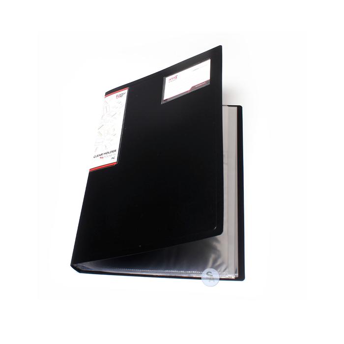 Gambar FOLDER ONE - Clear Holder Dokument Keeper 60 Lembar Folio - Pcs - Hitam dari Sarana ATK undefined Tokopedia