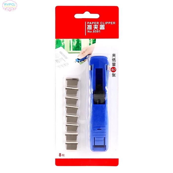 Gambar RVPCL Office Supplies Push Clip Device Portable Handheld Paper Fast dari Rins ol shop undefined Tokopedia