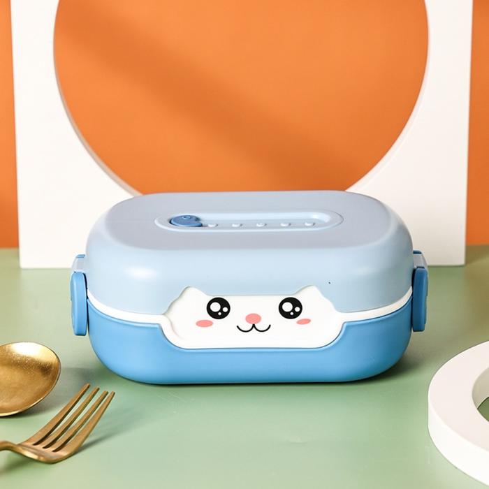 Gambar [TA] Kotak Bekal Makan Anak / Kotak Bento Lunch Box Motif Karakter - Biru dari TEGUH ABADI undefined Tokopedia