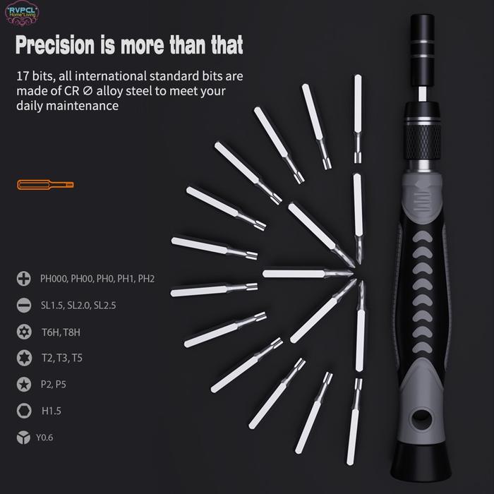 Gambar 25in1 Precision-Screwdriver Set Built-in Strong Magnetic Untuk dari Rins ol shop undefined Tokopedia