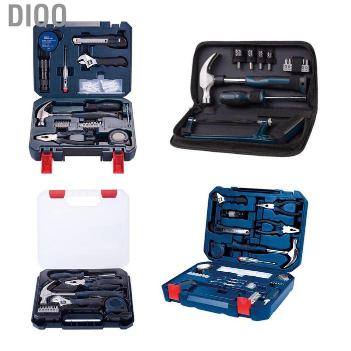 Gambar Dioo Multifunctional General Household Hand Tool Set with Storage Box dari seblakmamahzia undefined Tokopedia