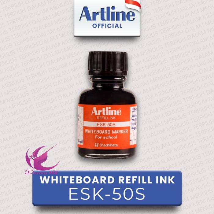 Jual ARTLINE Refill Ink For Whiteboard Marker EK-500S Botol Kaca