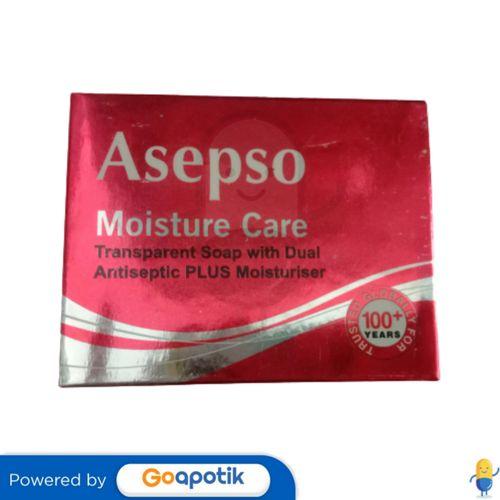 Gambar ASEPSO MOISTURE CARE TRANSPARENT SOAP 80 GRAM dari Apotek Kosambi By GoApotik undefined Tokopedia