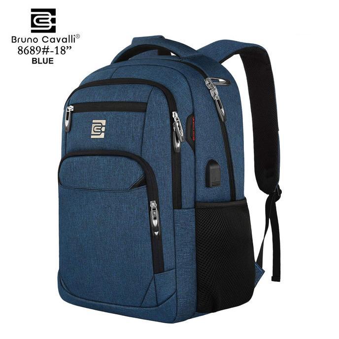 Jual Bruno Cavalli Backpack Tas Ransel Multi Pocket Water - Main Image
