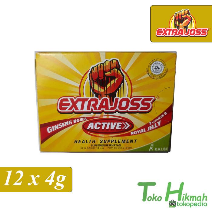 Gambar EXTRA JOSS ACTIVE 1 BOX ISI SACHET @ 4 g / extra joss isi 12 saset dari barava undefined Tokopedia