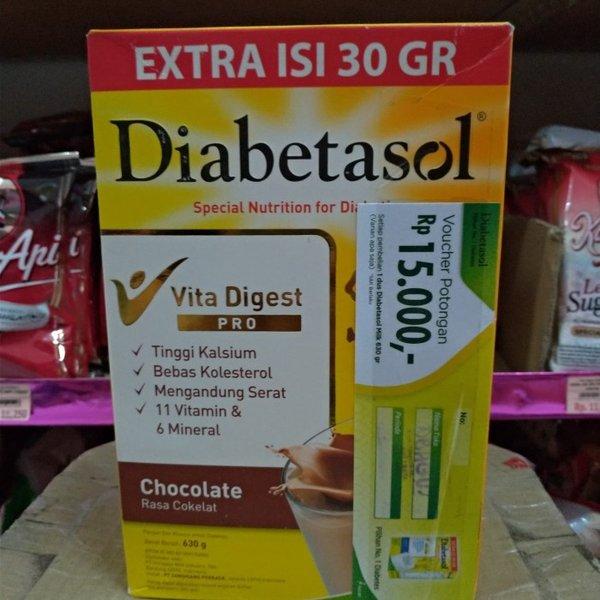 Gambar promo Diabetasol Chocolate Cokelat Susu Bubuk 570gr Murah dari tokoZenia. undefined Tokopedia
