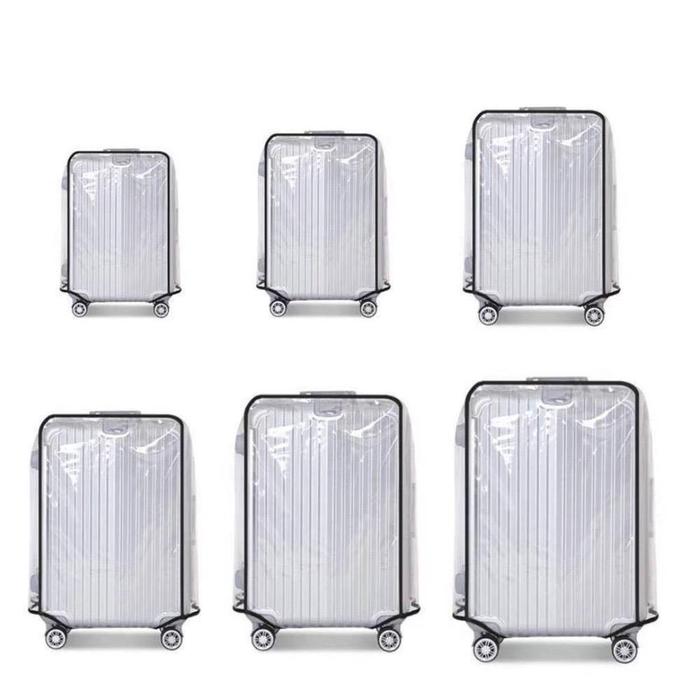 Gambar Sarung Pelindung KOPER/Luggage Cover Transparant Cover Pelindung Koper - TRANSPARAN, 20 INCH dari Green Cosme undefined Tokopedia