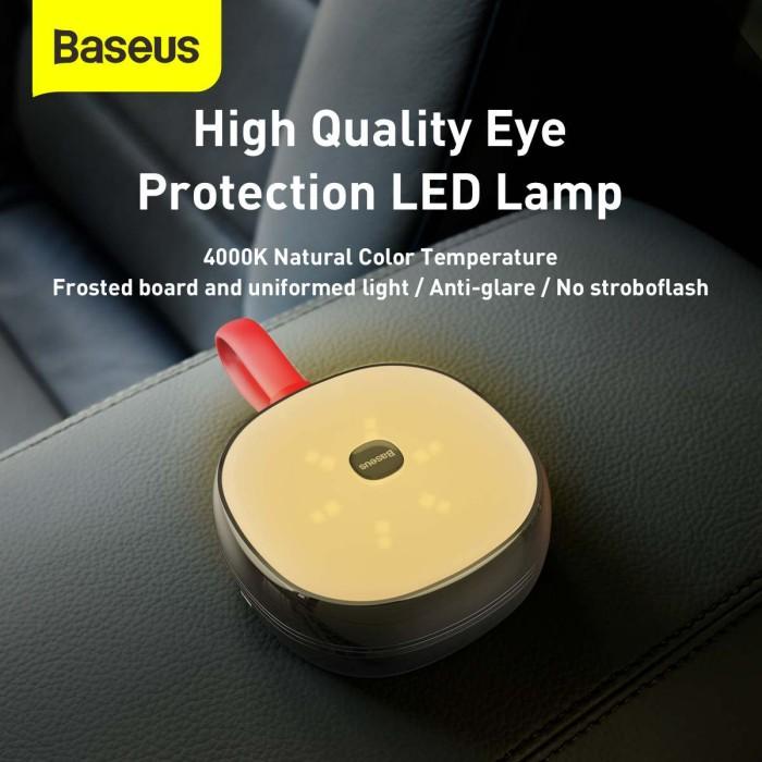 Jual BASEUS SOLAR READING LAMP IN-CAR RECHARGEABLE LED LIGHT