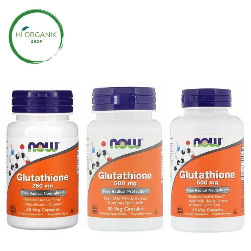 Glutathione 250 Mg NOW Foods Glutathione 500mg Supplement