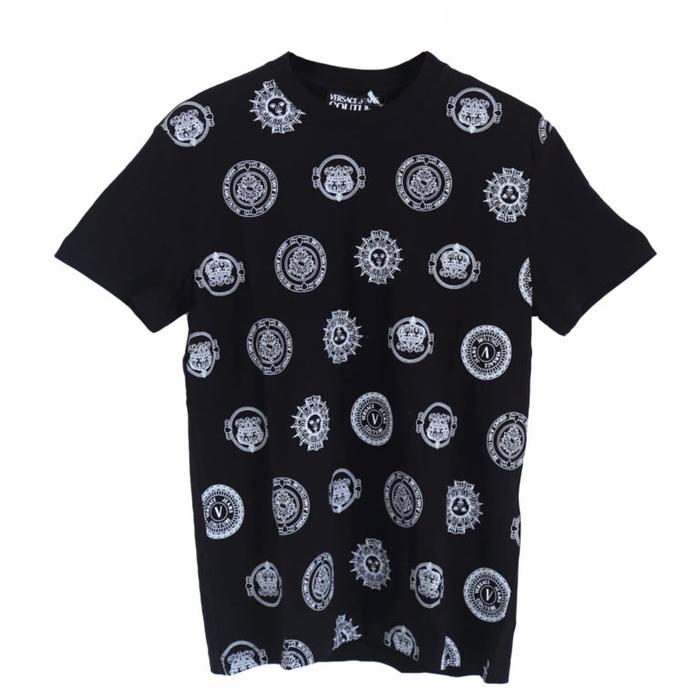Gambar Versace Jeans All Over Black / Kaos Branded Original - L dari The Luxe Culture Jakarta undefined Tokopedia