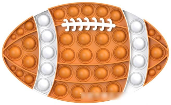 Gambar Pop It Toy Popit Mainan Anak Sepak Bola Foot Ball Football Kid Toys - Rugby dari Fairytale undefined Tokopedia