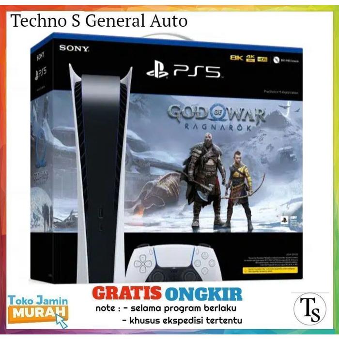 Sony Playstation Ps5 Console Ps Bundle God Of War Ragnarok Murah