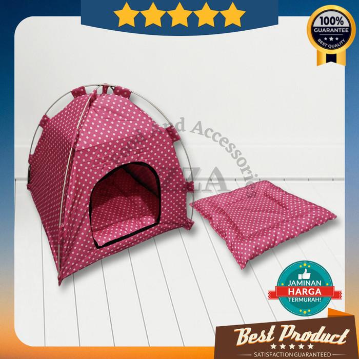 Gambar Tenda Kucing Anjing Murah Free Bantal Tempat Tidur Kucing Aneka Motif - Pol Pink dari Pusat Grosir Pet Shop Surabaya undefined Tokopedia