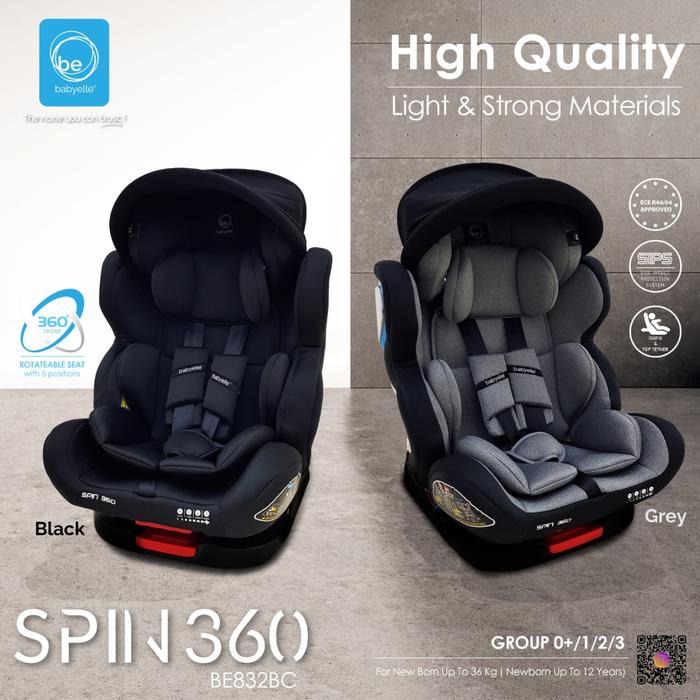 Car Seat Babyelle Spin 360 Babyelle Next DX 360° Rotate Isofix Car