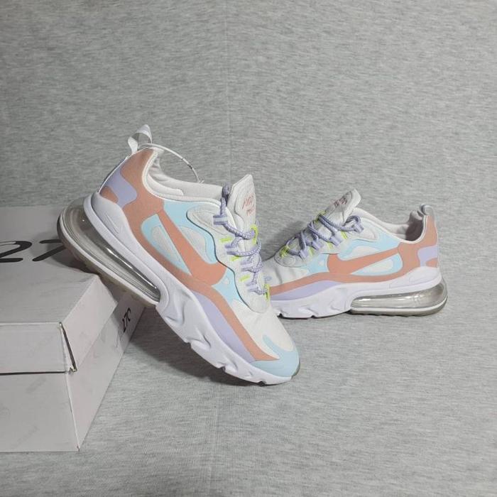 Jual Unik NIKE AIR MAX 270 REACT PEACH BLUE 100 BNIB Berkualitas
