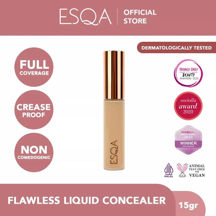 Gambar ESQA Flawless Liquid Concealer 15gr - CARAMEL dari Erfestore undefined Tokopedia