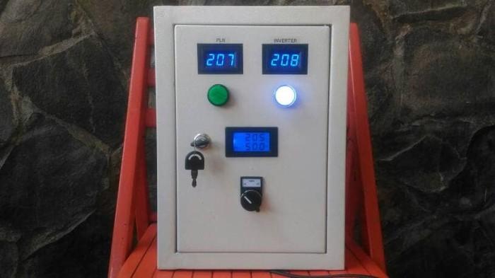 Jual Panel ATS Inverter PLTS Surya Genset PLN dengan Timer 2200 Watt ...