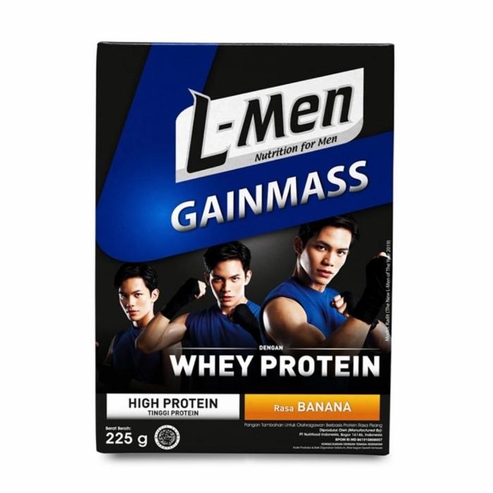 Gambar HM74 L-Men Gain Mass Banana Minuman Kesehatan [225 g] HM74 dari berliaa_Shopppp undefined Tokopedia