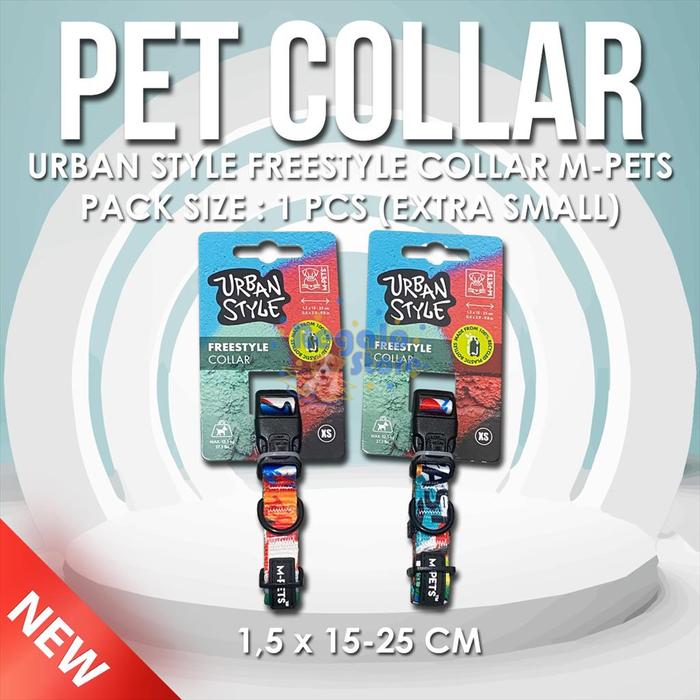 Gambar Kalung Anjing Kucing Cat Dog Collar Freestyle M-Pets Collection - XS dari Regalo ID Store undefined Tokopedia