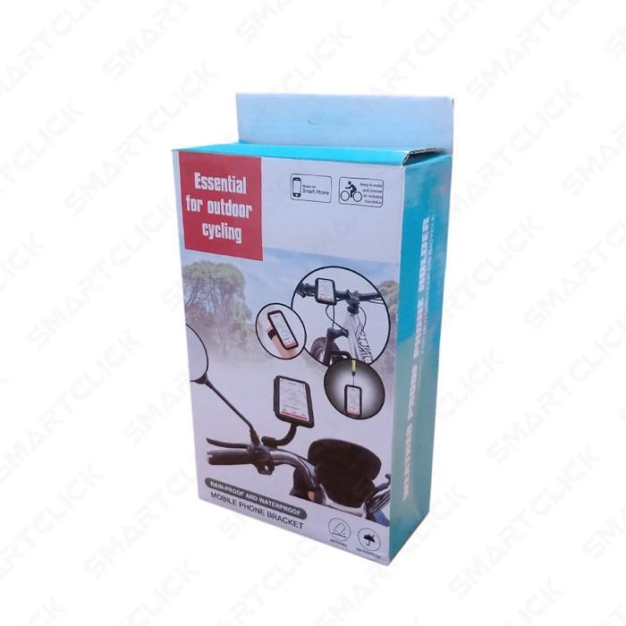 Gambar NEW HOLDER HP MOTOR SEPEDA WATERPROOF MOBILE PHONE BRACKET HM10 HAPPY dari JHIWOO STORE undefined Tokopedia