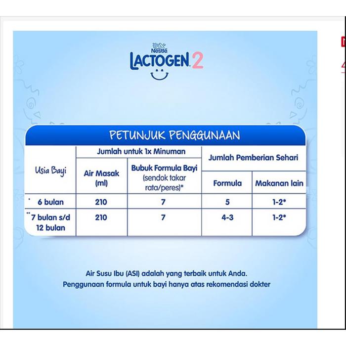 Gambar Lactogen Tahap 1 0-6 Bulan Tahap 2 6-12 Bulan 735Gr dari Baby Belle Boutique undefined Tokopedia