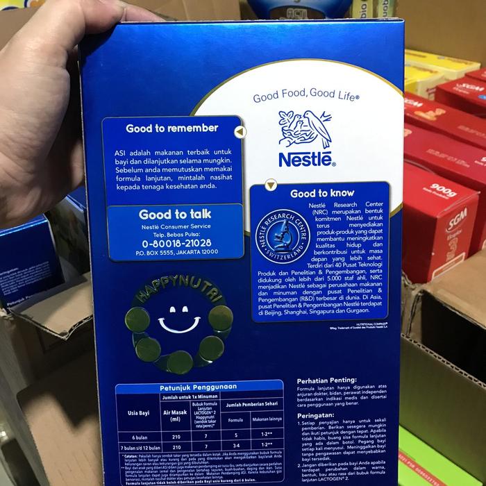 Gambar Susu Nestle Lactogen 2 750Gr - Susu Formula Bayi 6-12 Bulan dari Siphan Shop undefined Tokopedia