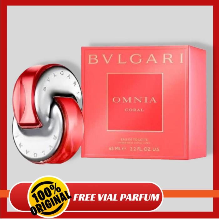 Original Parfum Bvlgari Omnia Coral Edt 65 Ml Full Box Segel Murah