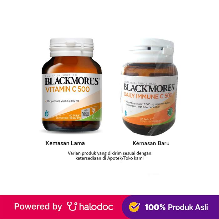Gambar Blackmores Vitamin C 500 mg 60 Tablet dari Apotek Kosambi Jakarta Barat undefined Tokopedia