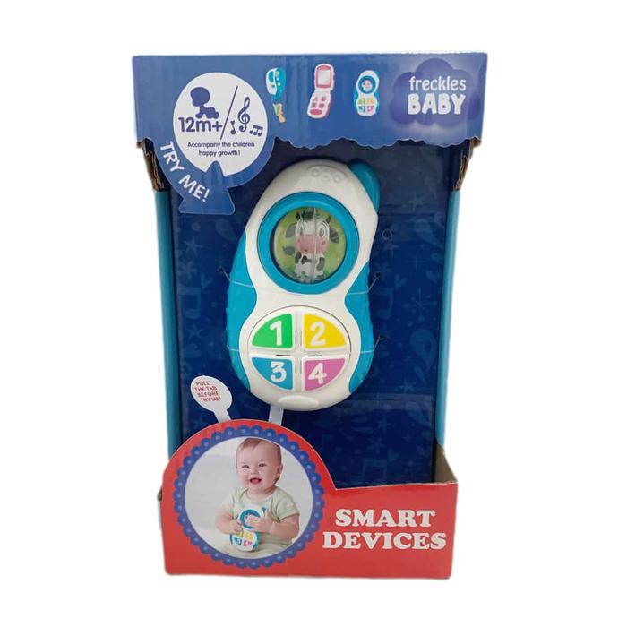 Gambar Freckles Baby - Mobile Phone Light and Sound Toy - BLUE dari Chubby Baby Jakarta undefined Tokopedia
