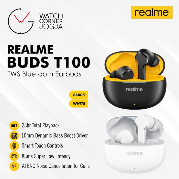 Wireless Earbuds Realme Buds Q Call Receive Bluetooth Headphones