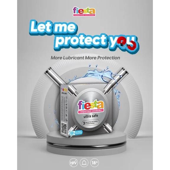 Gambar [HKR] Kondom Fiesta Berbagai Macam Rasa Sensasi Luar Biasa - ULTRA SAFE dari cckorea undefined Tokopedia