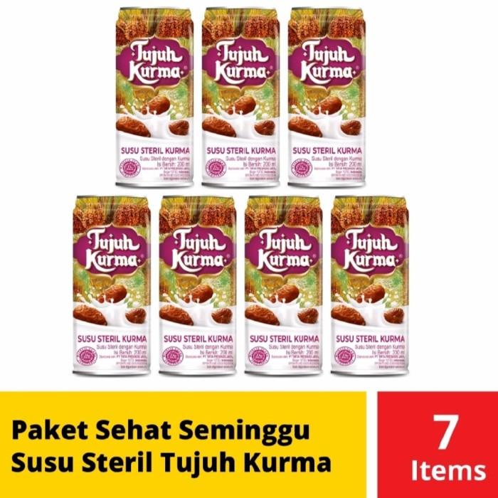 Gambar Paket Sehat Seminggu Susu Steril Tujuh Kurma 7 Pcs dari MAULANAI STORE undefined Tokopedia