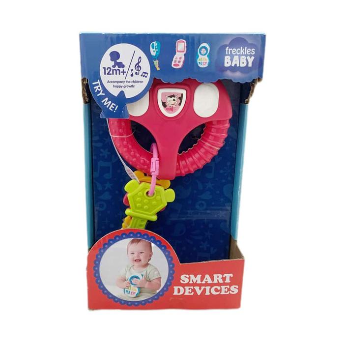 Gambar Freckles Baby - Steering Wheel Light and Sound Toy 12m+ | Mainan Anak - PINK dari Chubby Baby Jakarta undefined Tokopedia