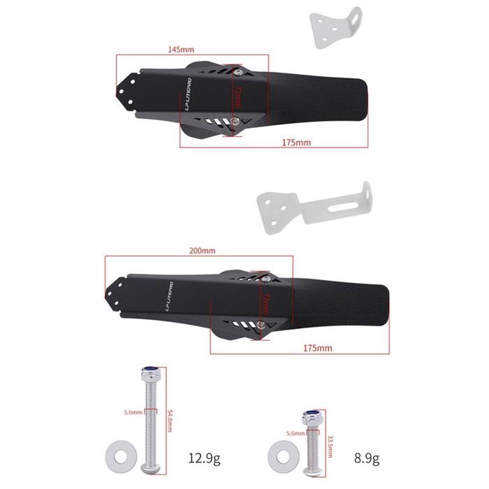 Gambar Somedaymx Sepeda Mudguard Aluminium Alloy 1pasang Aksesoris Sepeda Mud dari mantoshop3 undefined Tokopedia